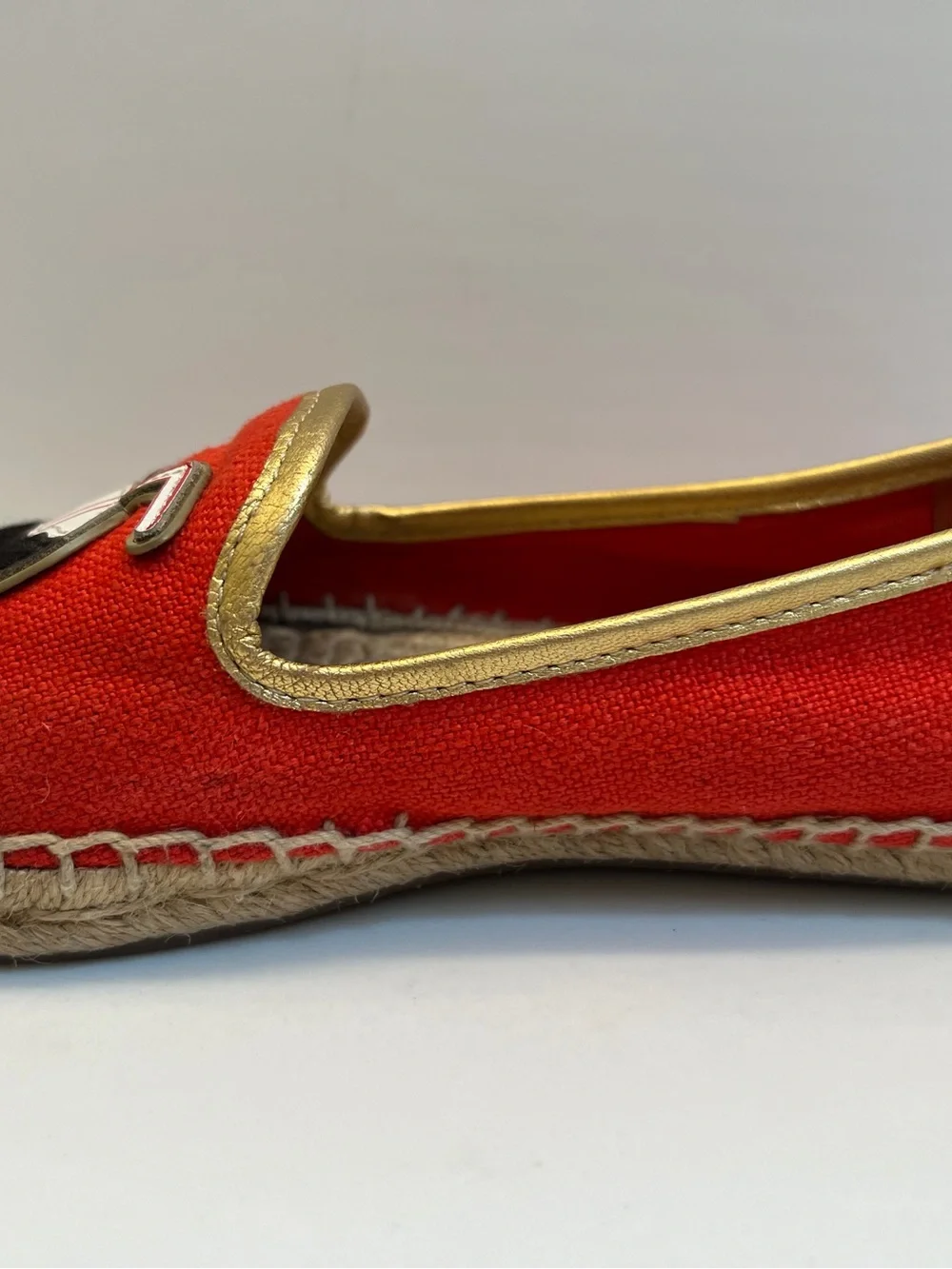 Tory Burch Coco Applique Espadrille Calf Hair Flats 8.5 EUC - Picture 6 of 9